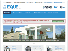 Tablet Screenshot of equel.si